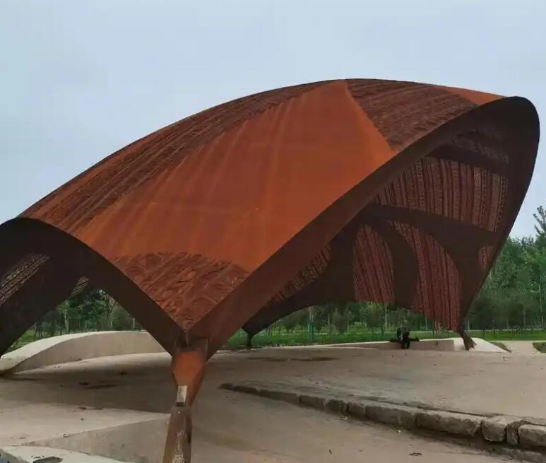 崇左耐候钢幕墙案例